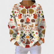 Hedda | Pullover mit Herbstmotiven
